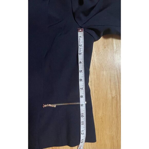 Evan-Picone Black Label Navy Open Front Blazer Jacket Size 6 NWT - Picture 10 of 15